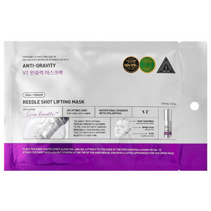 VT COSMETICS REEDLE SHOT LIFTING MASK Тканевая Лифтинг-маска с микроиглами, 1 шт
