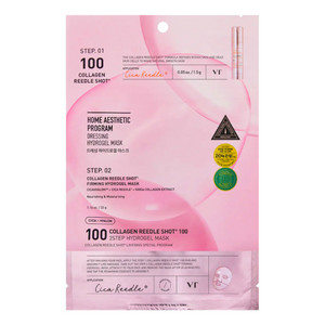 VT COLLAGEN REEDLE SHOT 100 2STEP HYDROGEL MASK Двухэтапная маска с коллагеном для лифтинга и упругости кожи, 1 шт