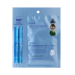 VT COSMETICS HYDROP REEDLE SHOT 100hL 2 STEP MASK (1.5gr + 27gr) Интенсивная увлажняющая маска с микроиглами, 1 шт
